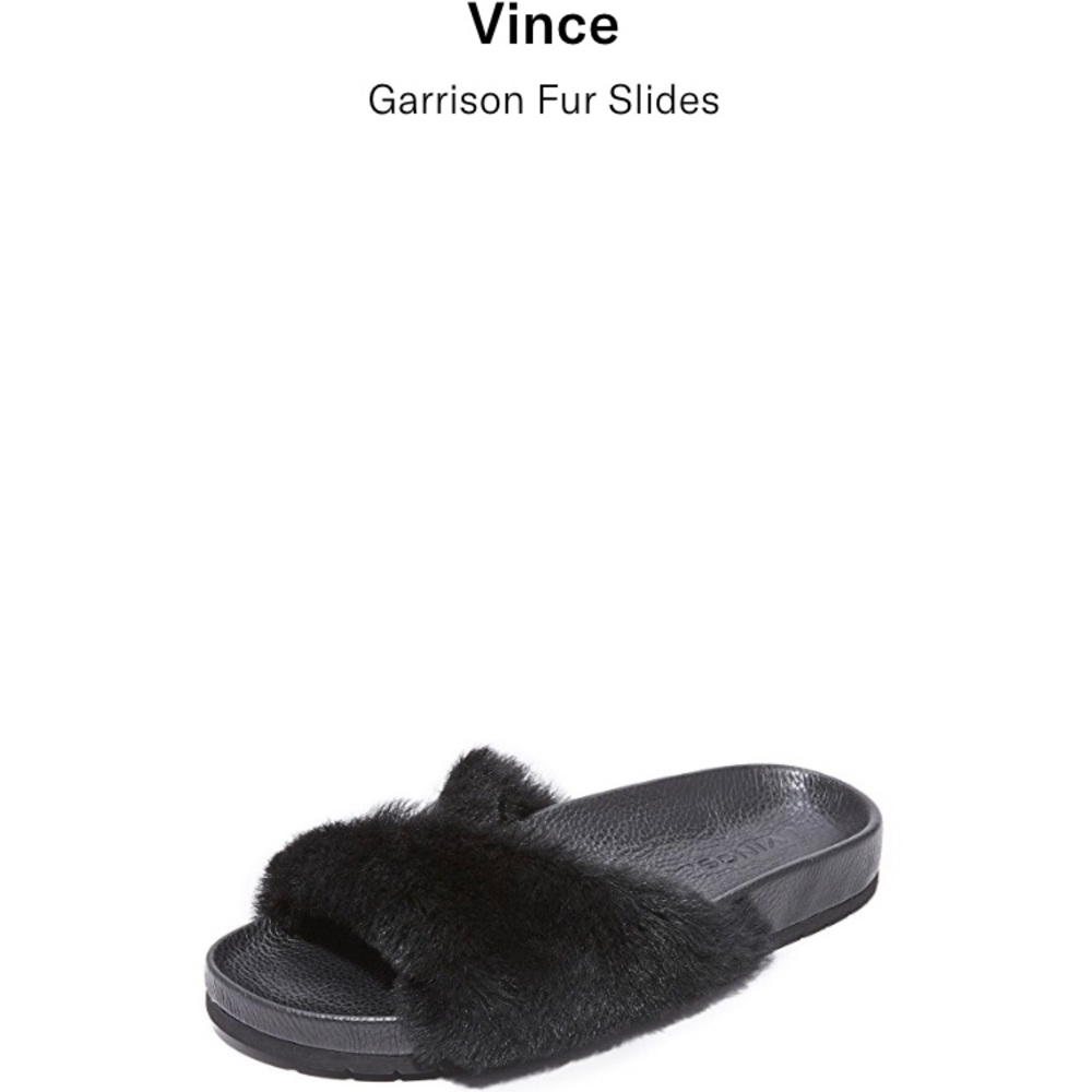 Vince Garrison Fur Slides